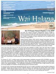 WAI HALANA – October 2017 post thumbnail