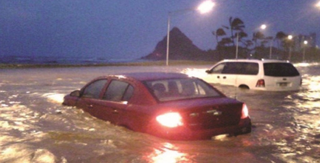 Farrington hwy flood 2008