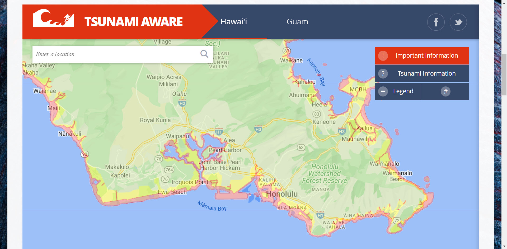 Hawaii tsunami live stream oahu