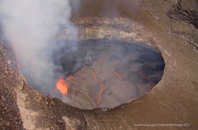Lava crater
